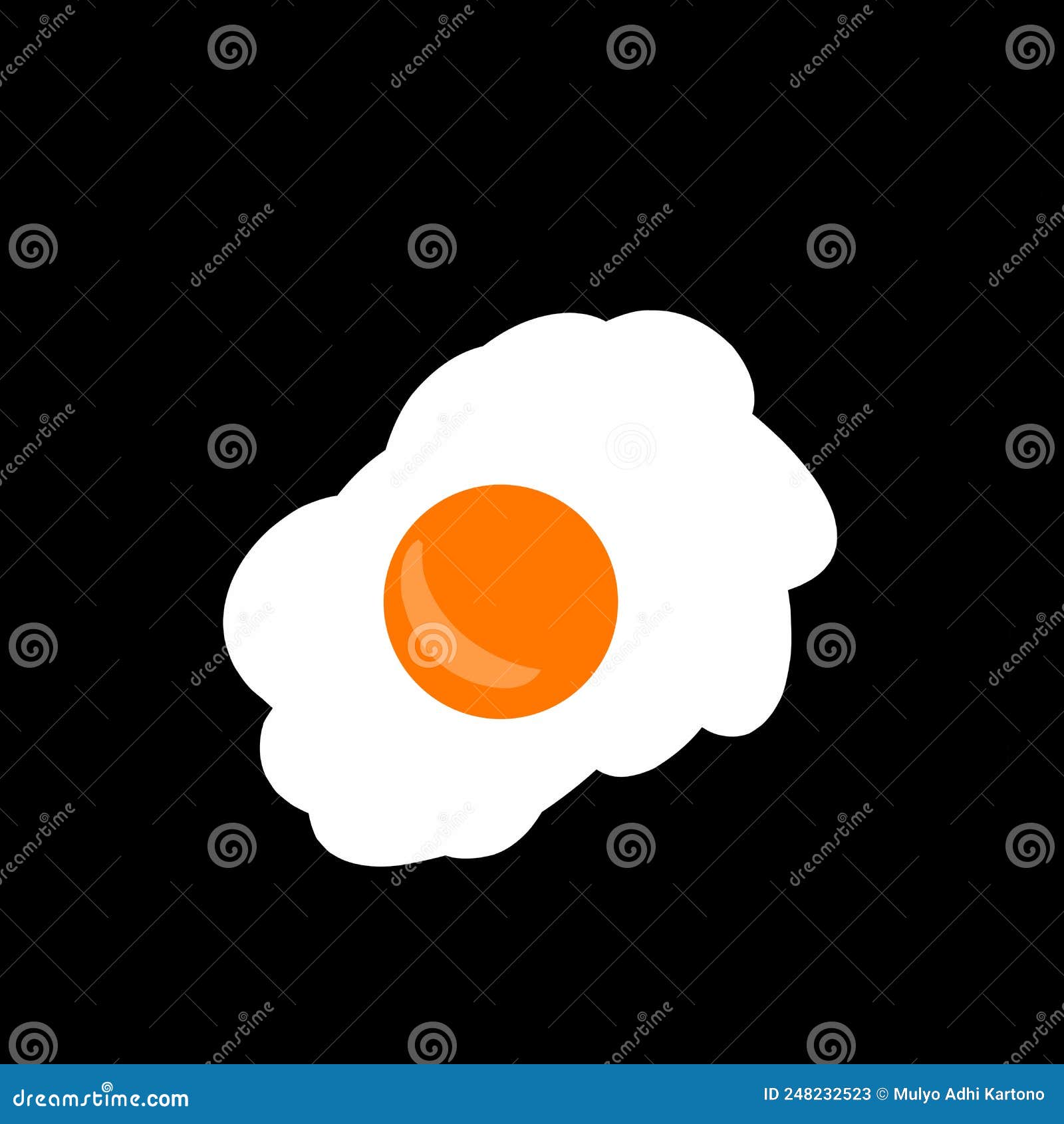 Yellow Egg and White with Black Plat Stock Image Image of black, plat
