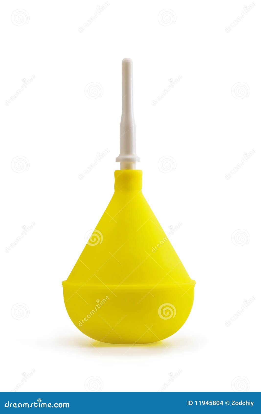 Yellow enema stock photo. Image of equipment, bulb, appliance 11945804