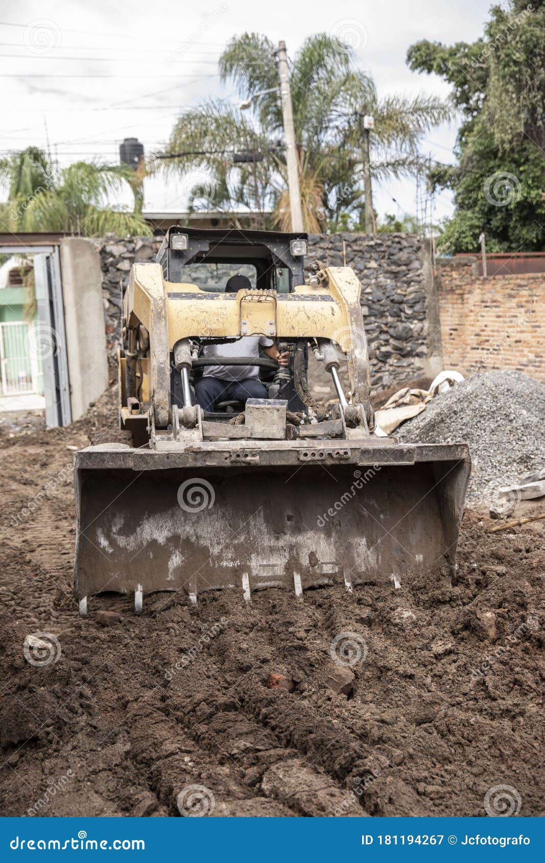 Excavator Machine Working on during a Construction Stock Image Image