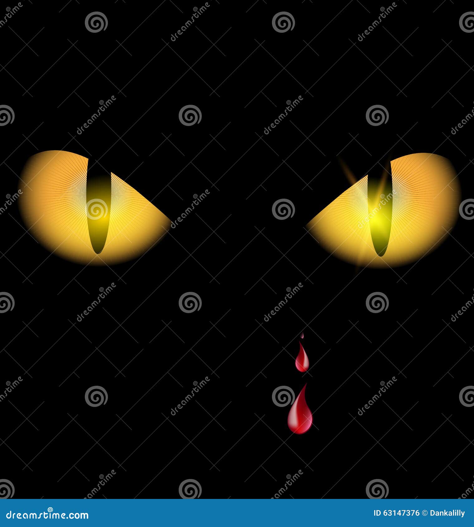 Yellow eyes and drops stock vector. Illustration of circle 63147376