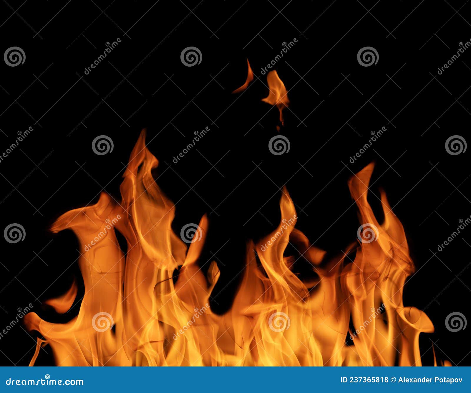 Yellow Fire Hot Stripe on Black Stock Photo Image of luminosity, fire