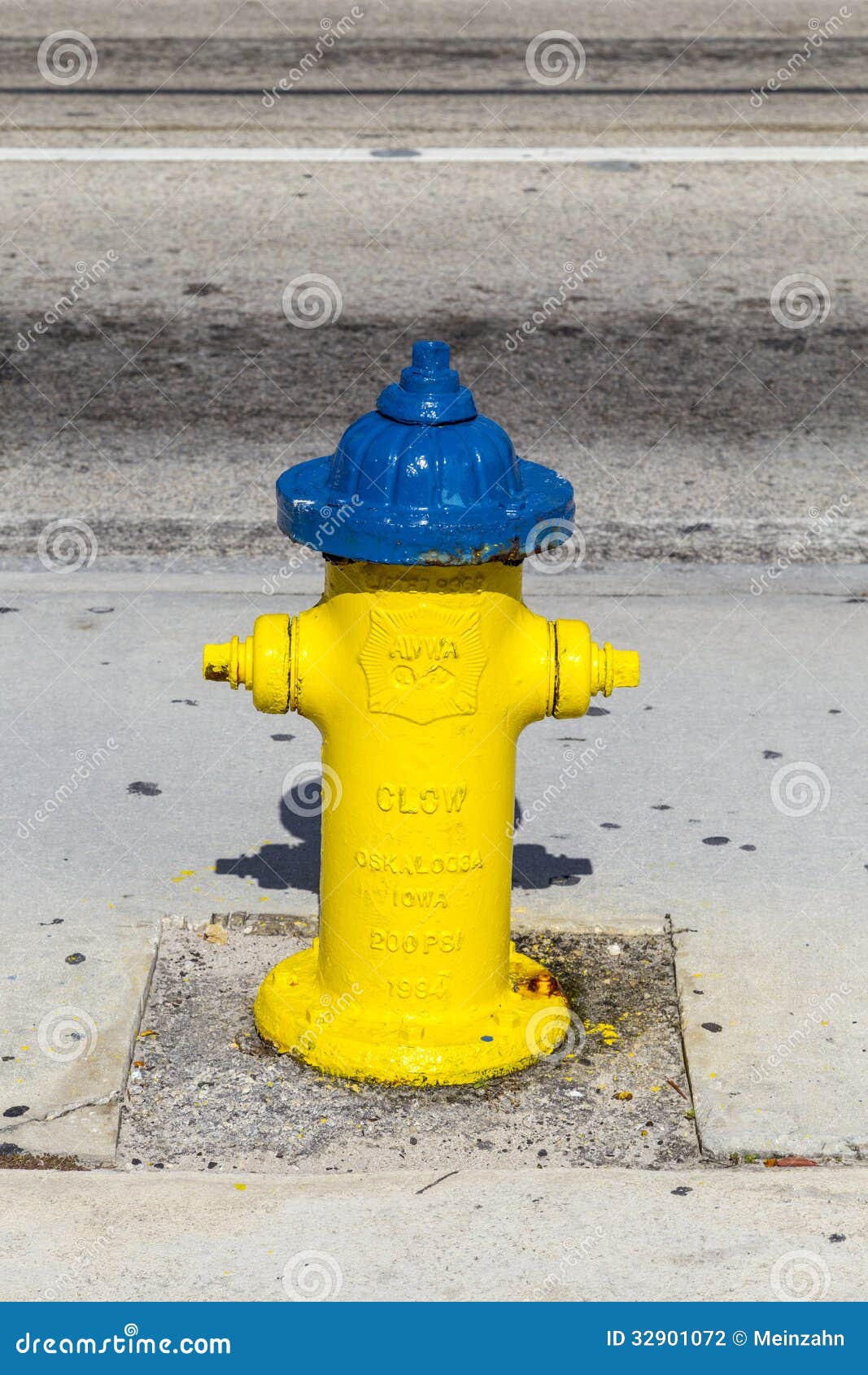 Yellow Fire Hydrant stock photo. Image of america, rescuer ...
