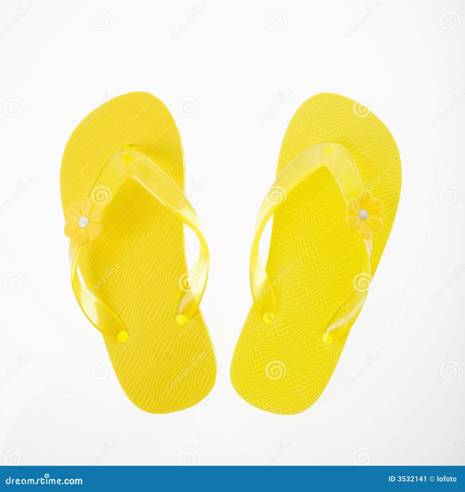 Yellow flip flops. stock image. Image of indoors, 070720b0153 - 3532141