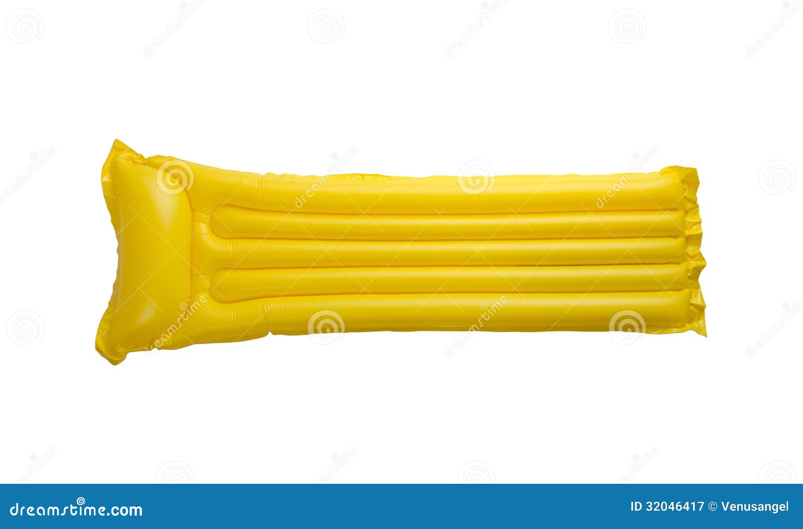 Yellow floating pool raft stock image. Image of inflatable 32046417