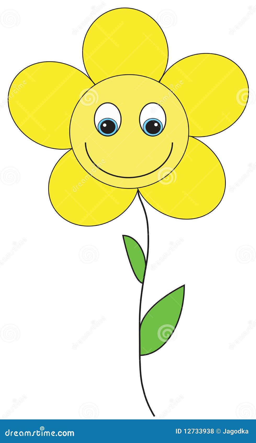 Yellow flower stock illustration. Illustration of floral - 12733938