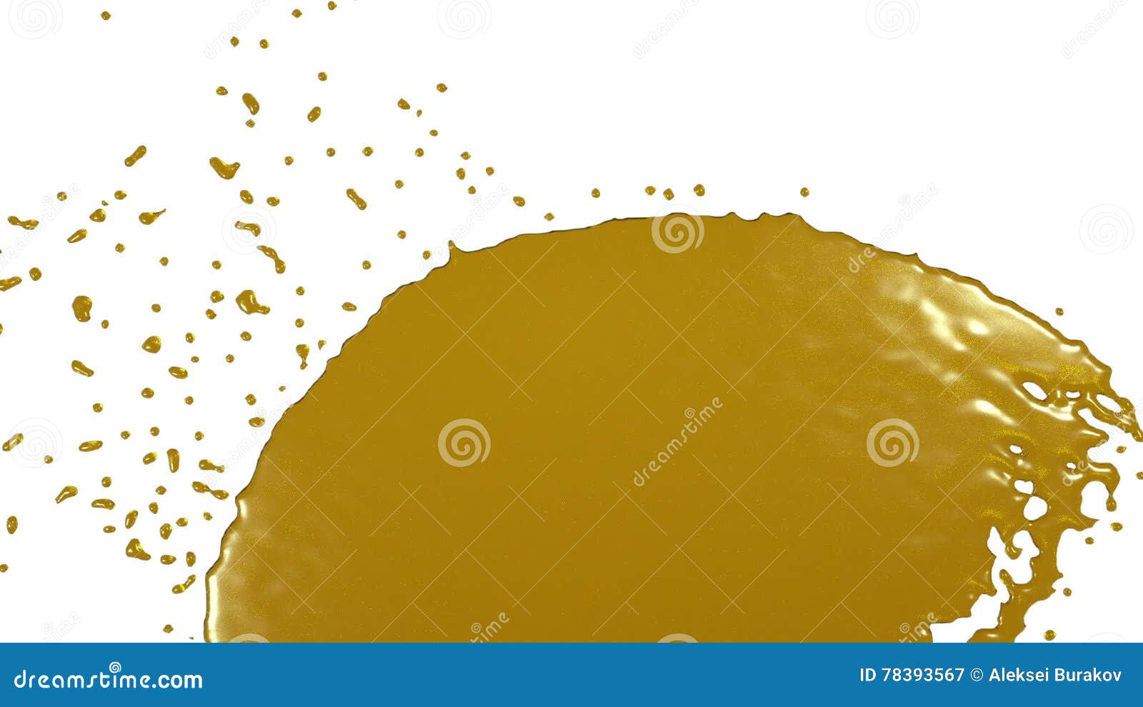 Yellow Fluid Stream Hits a Surface. Syrup Stock Video Video of drop