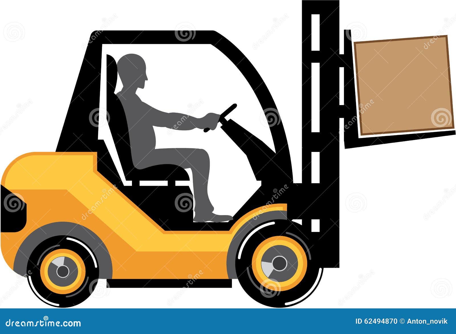 Clipart Forklift