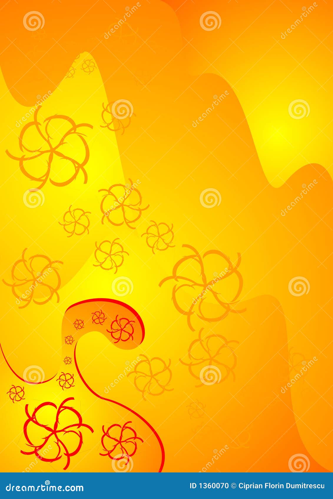 Yellow fun stock vector. Illustration of background, autumn 1360070