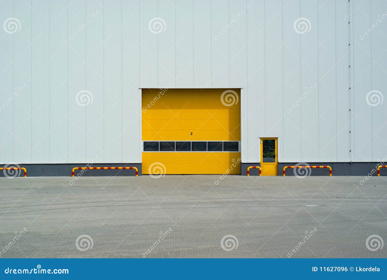 Yellow gate stock photo. Image of construction, facility 11627096