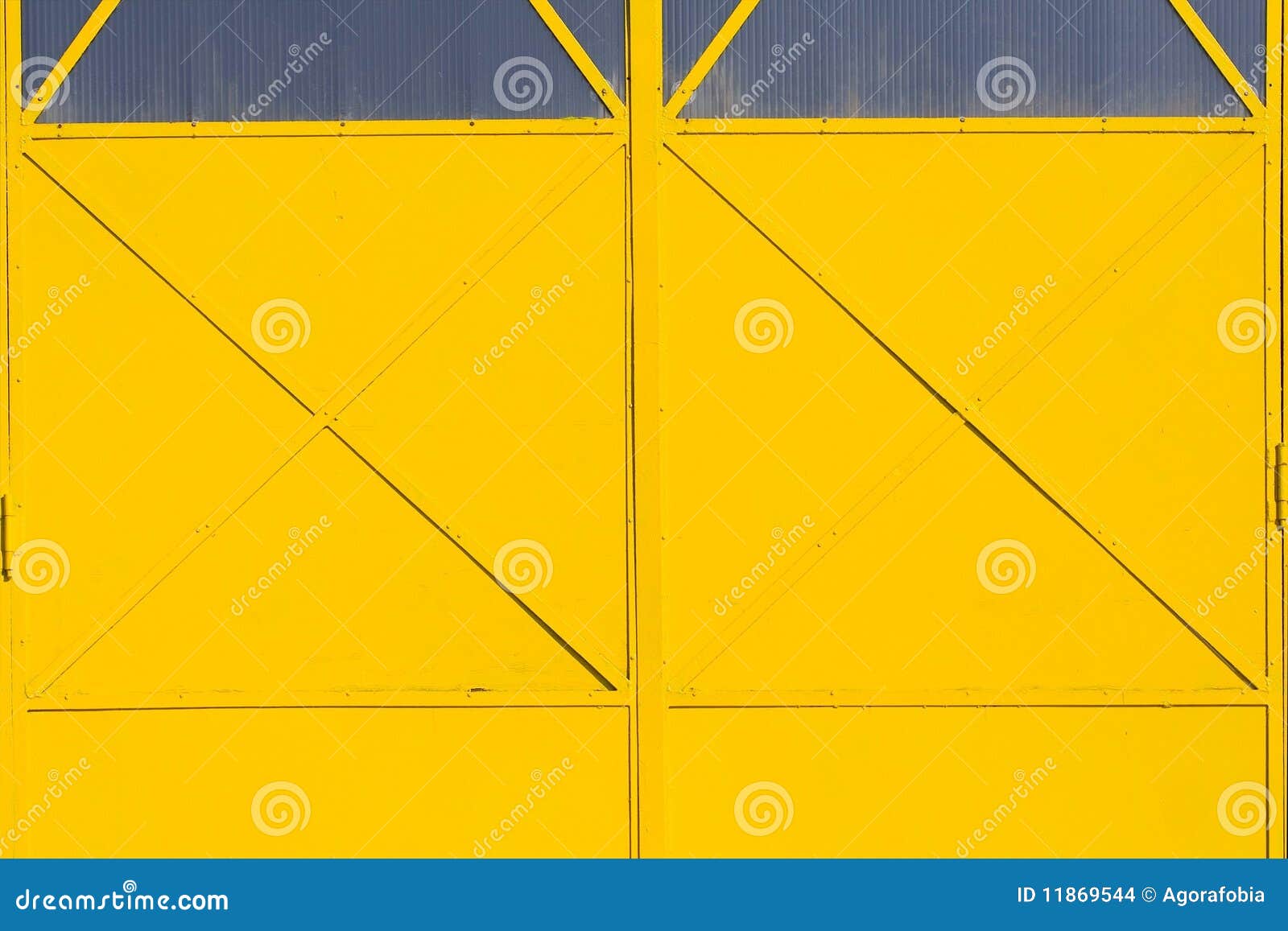 Yellow gate stock photo. Image of architecture, modern 11869544