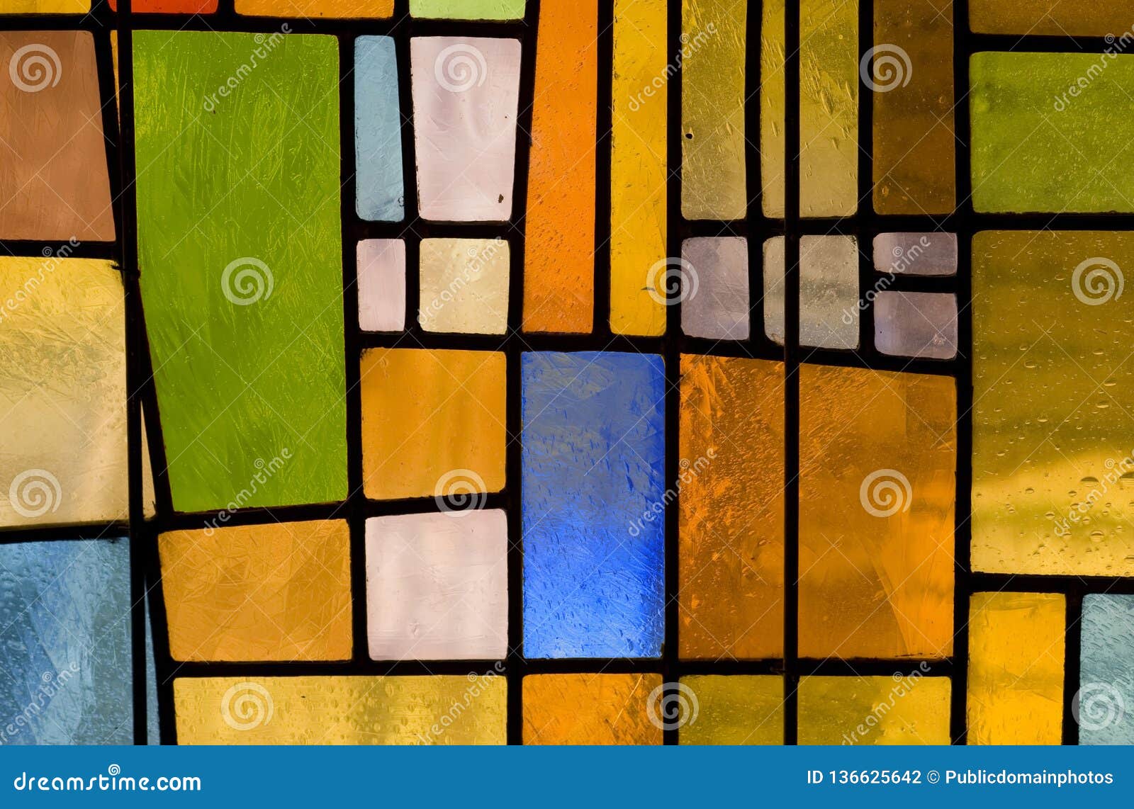 Yellow, Glass, Stained Glass, Window Picture. Image 136625642