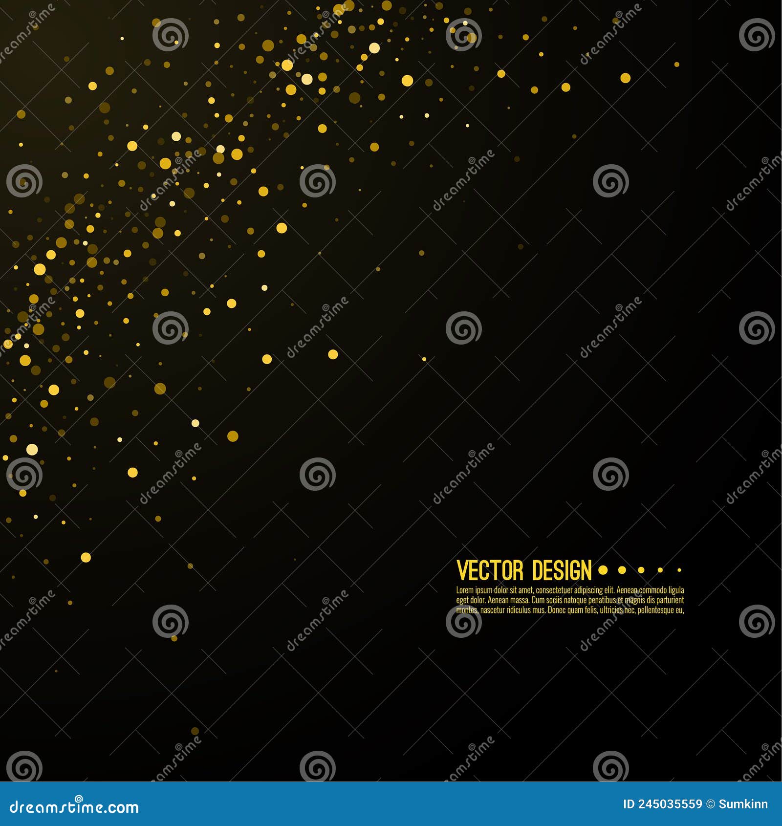 Yellow glitter texture. stock vector. Illustration of effect 245035559