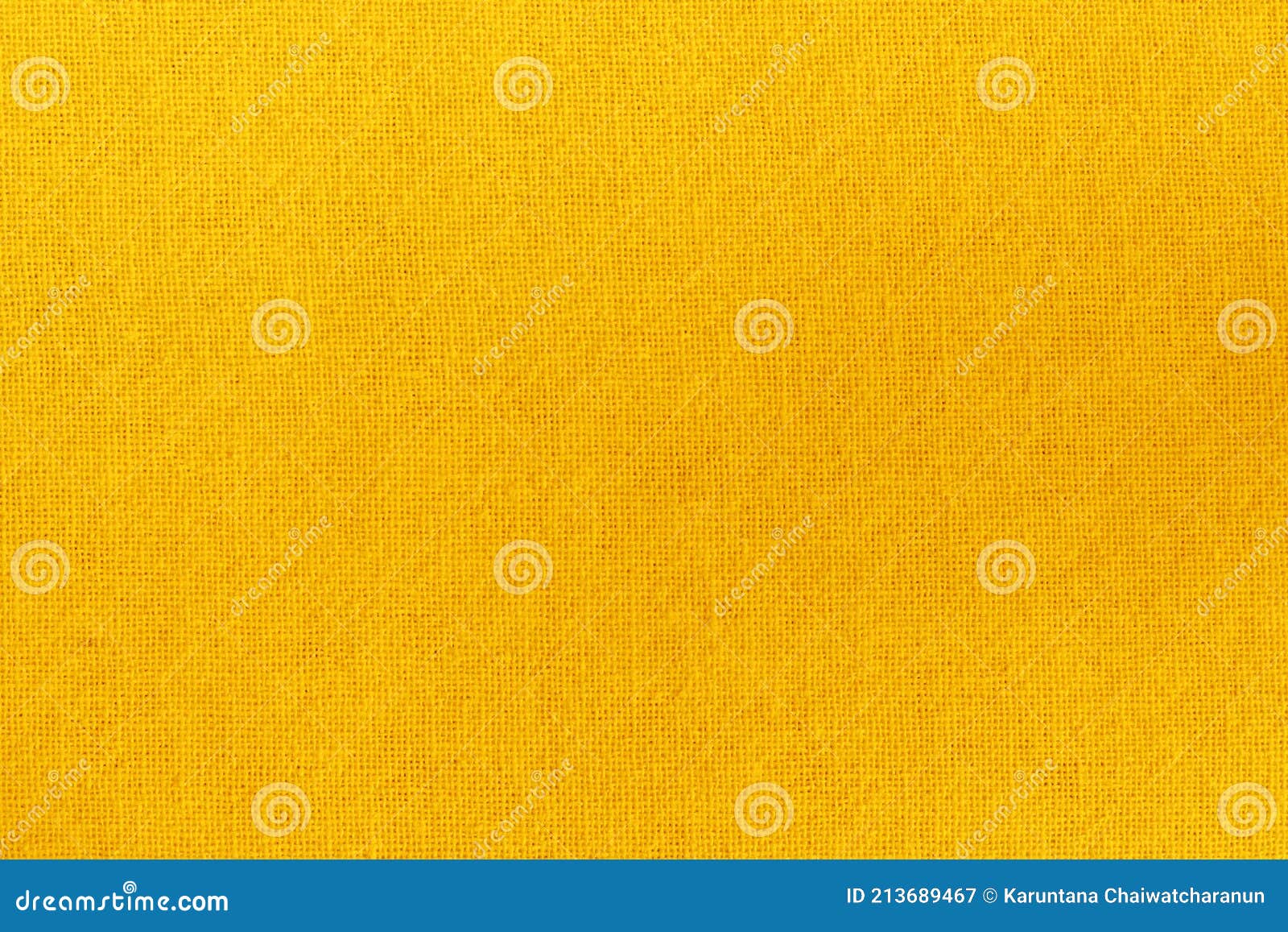 Yellow Gold Cotton Fabric Cloth Texture for Background, Natural Textile