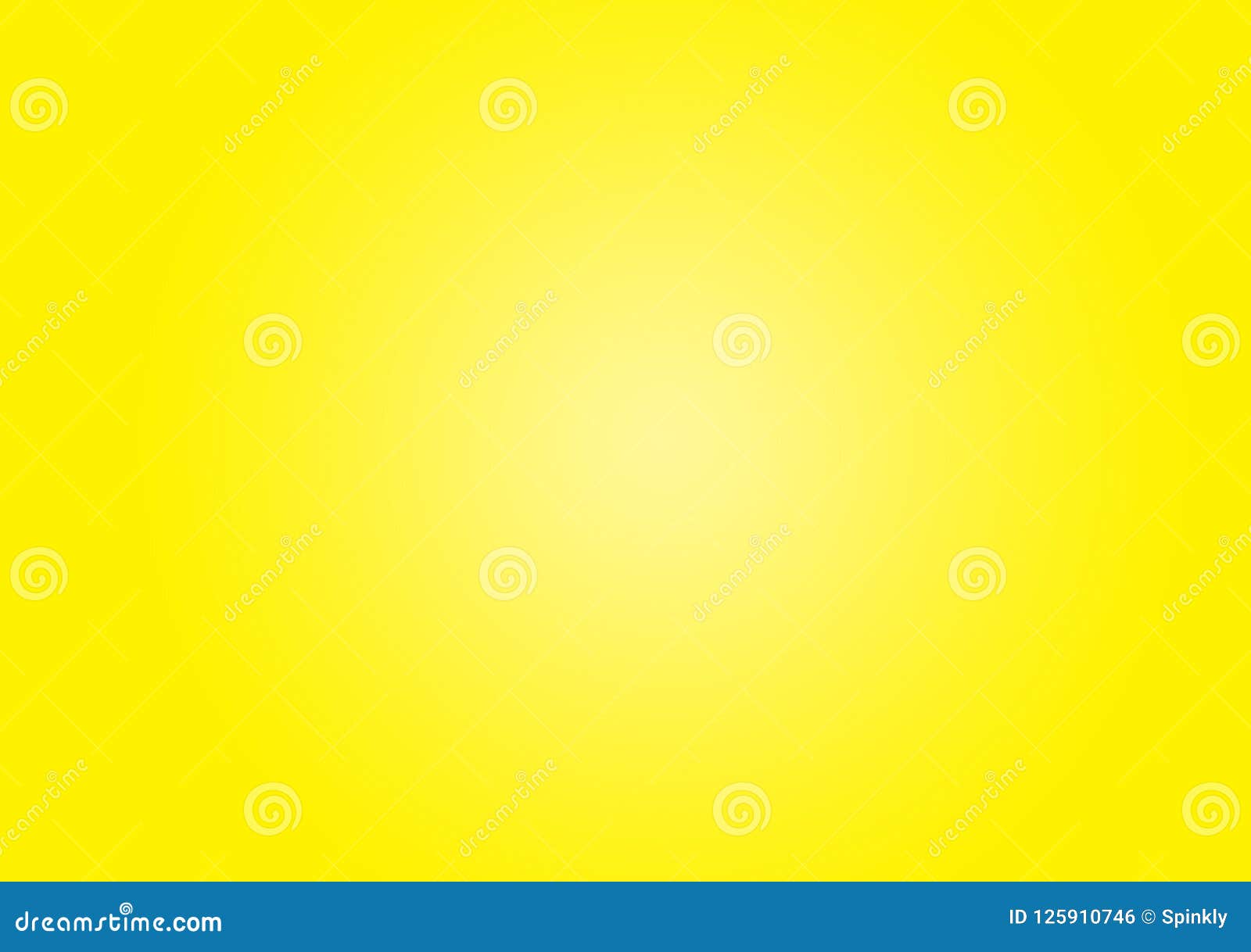 Spring Yellow Background With Sun Rays And Space For