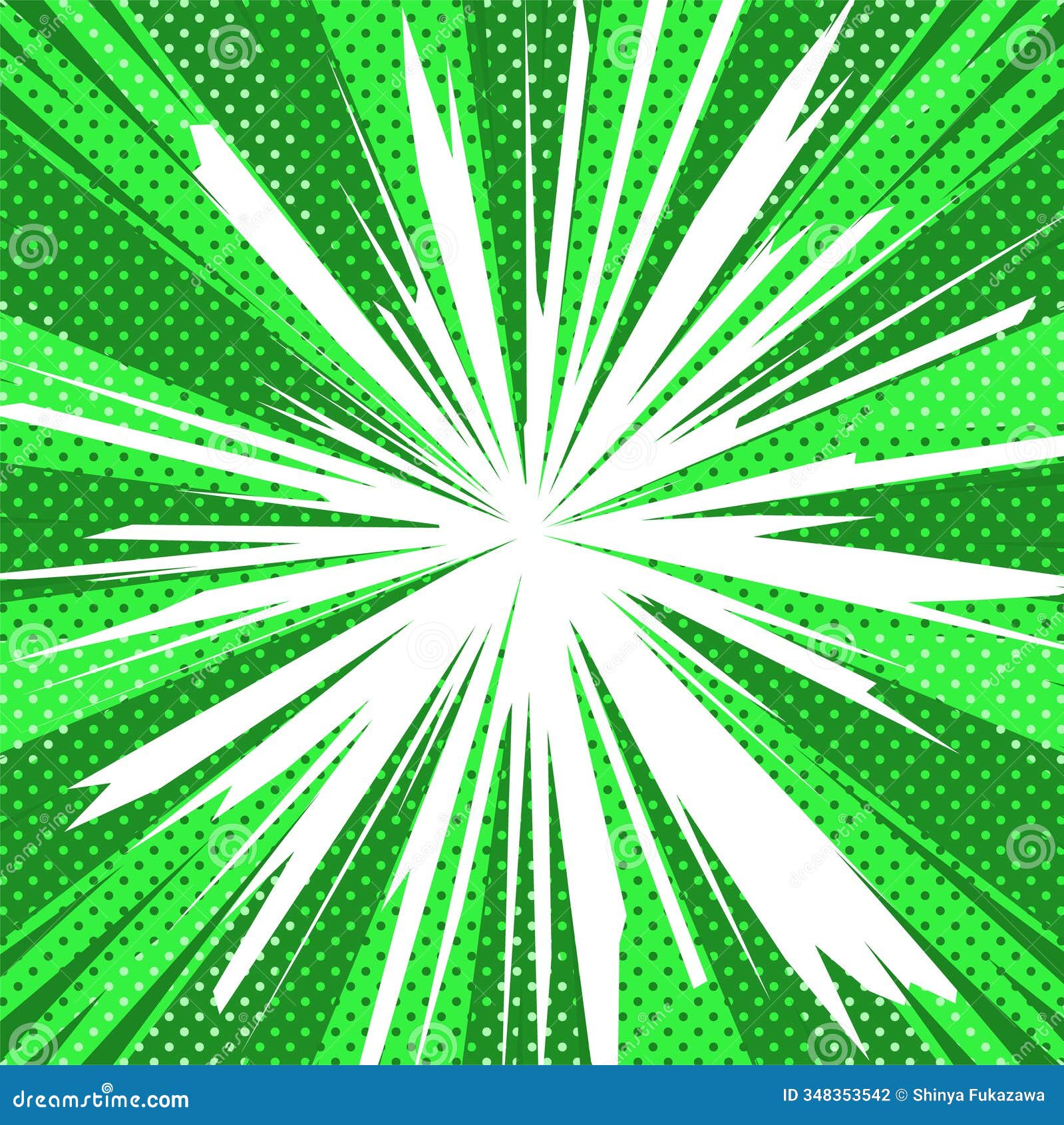 yellow-green american comic style background