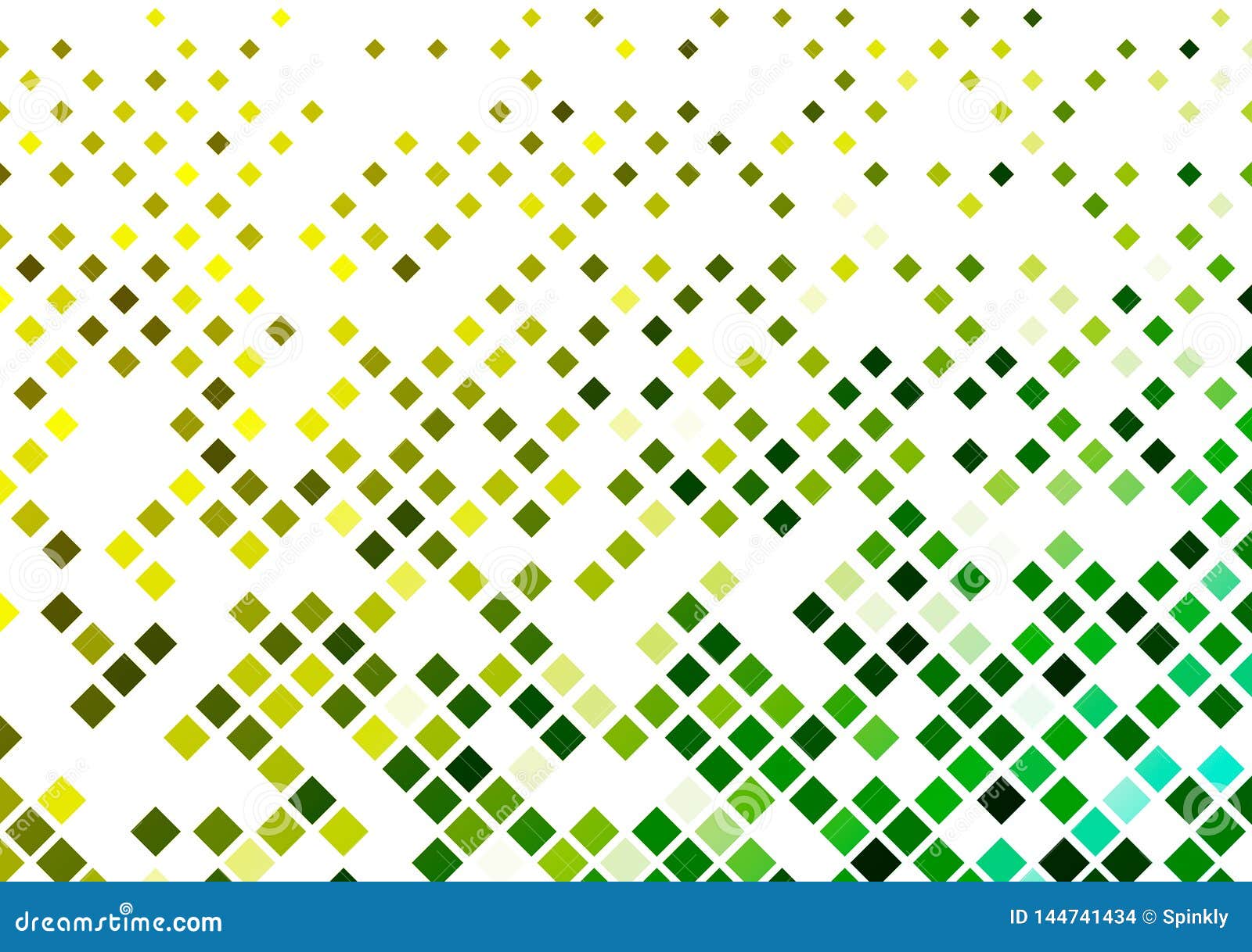 Yellow, Green Boxes Patterned Background Design Stock Illustration -  Illustration of colored, abstract: 144741434