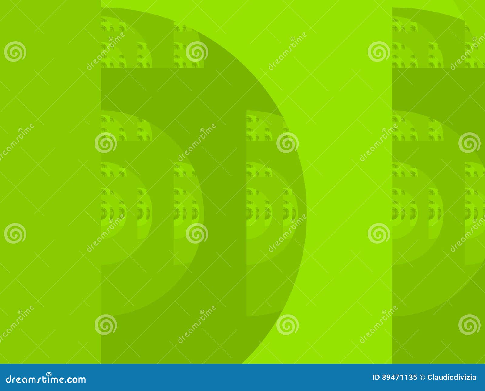yellow green fractal background