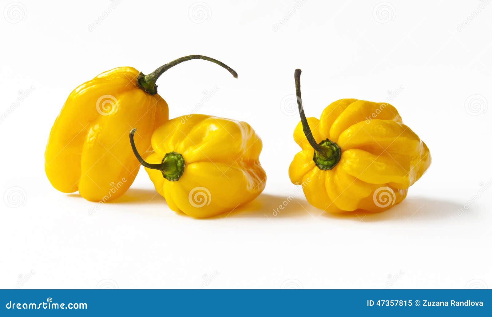 yellow habanero peppers