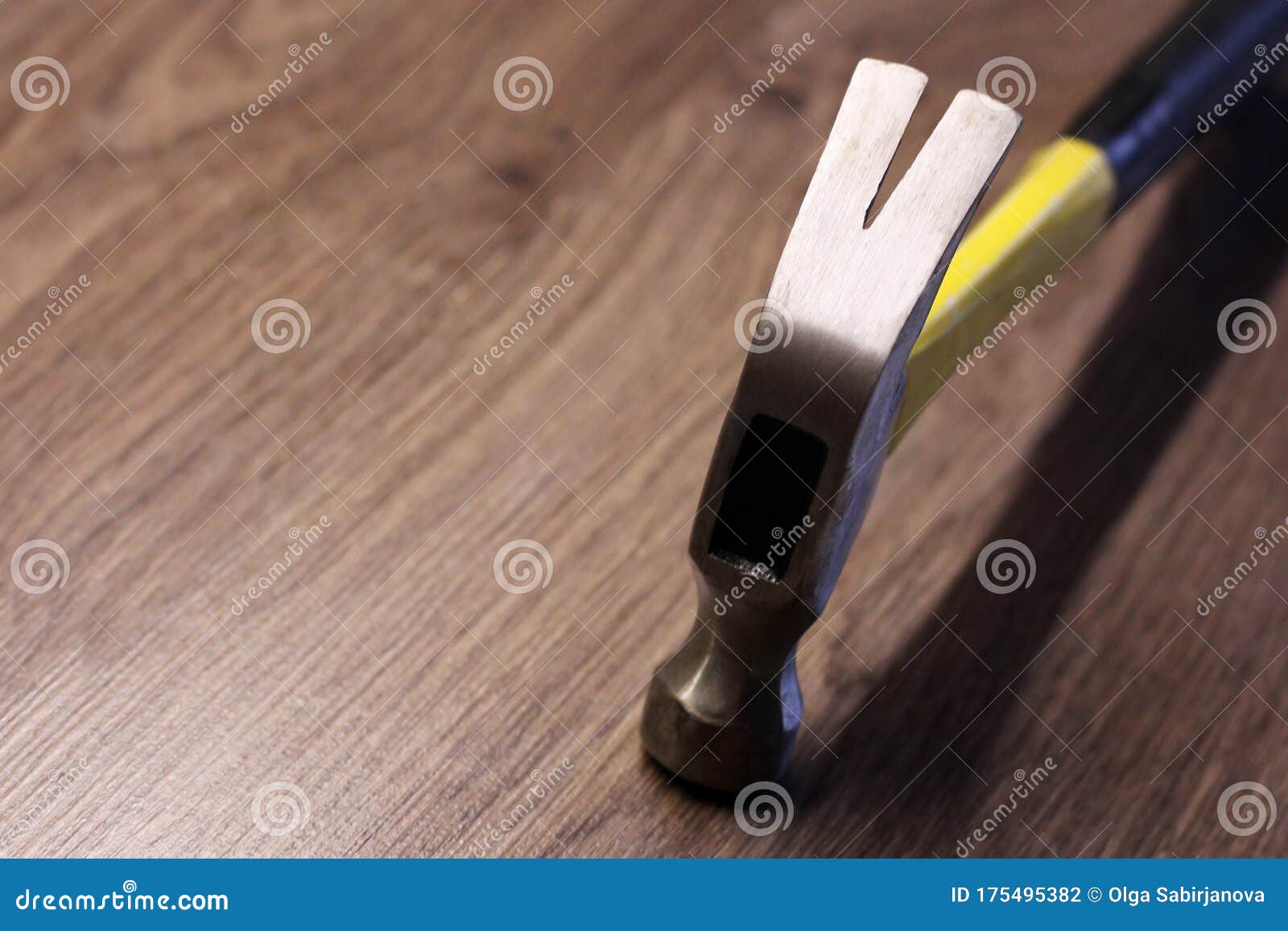 Yellow Hammer, a Tool for Construction and Repair Stock Photo Image