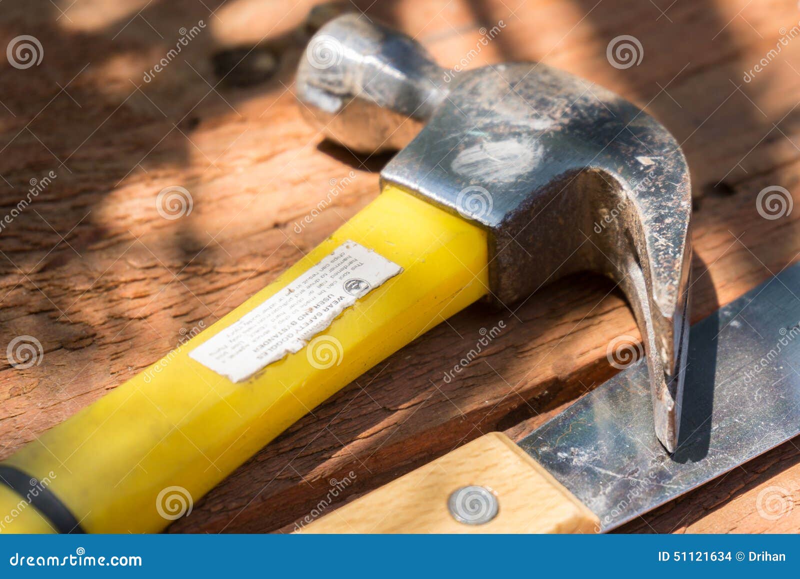 Yellow Hammer stock photo. Image of construction, building 51121634