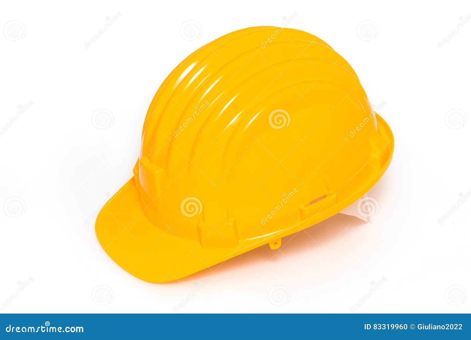 Yellow hard hat stock photo. Image of single, resistant 83319960