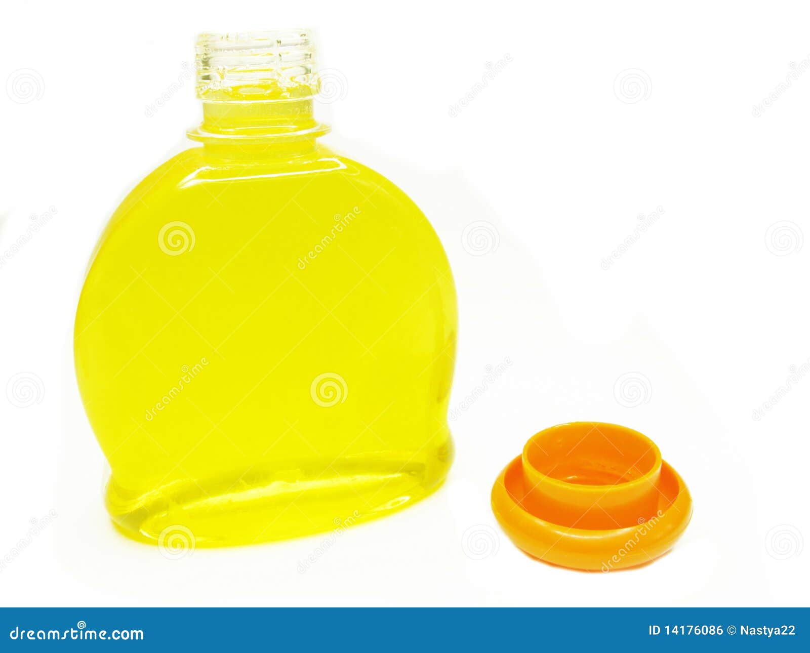 Yellow Herbal Shampoo Bottle Stock Photo Image of bath