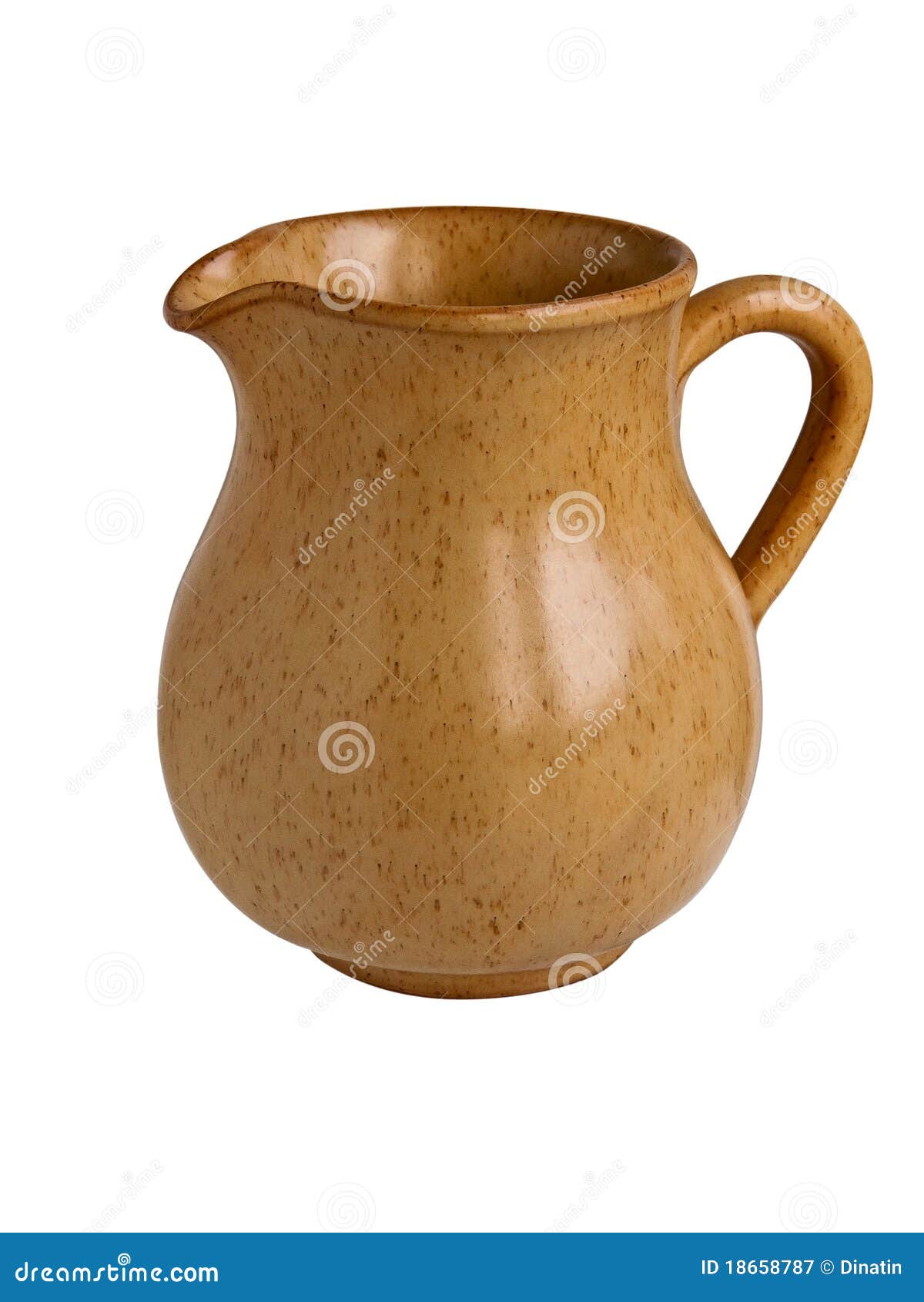 Yellow jug stock image. Image of traditional, clay, pitcher 18658787