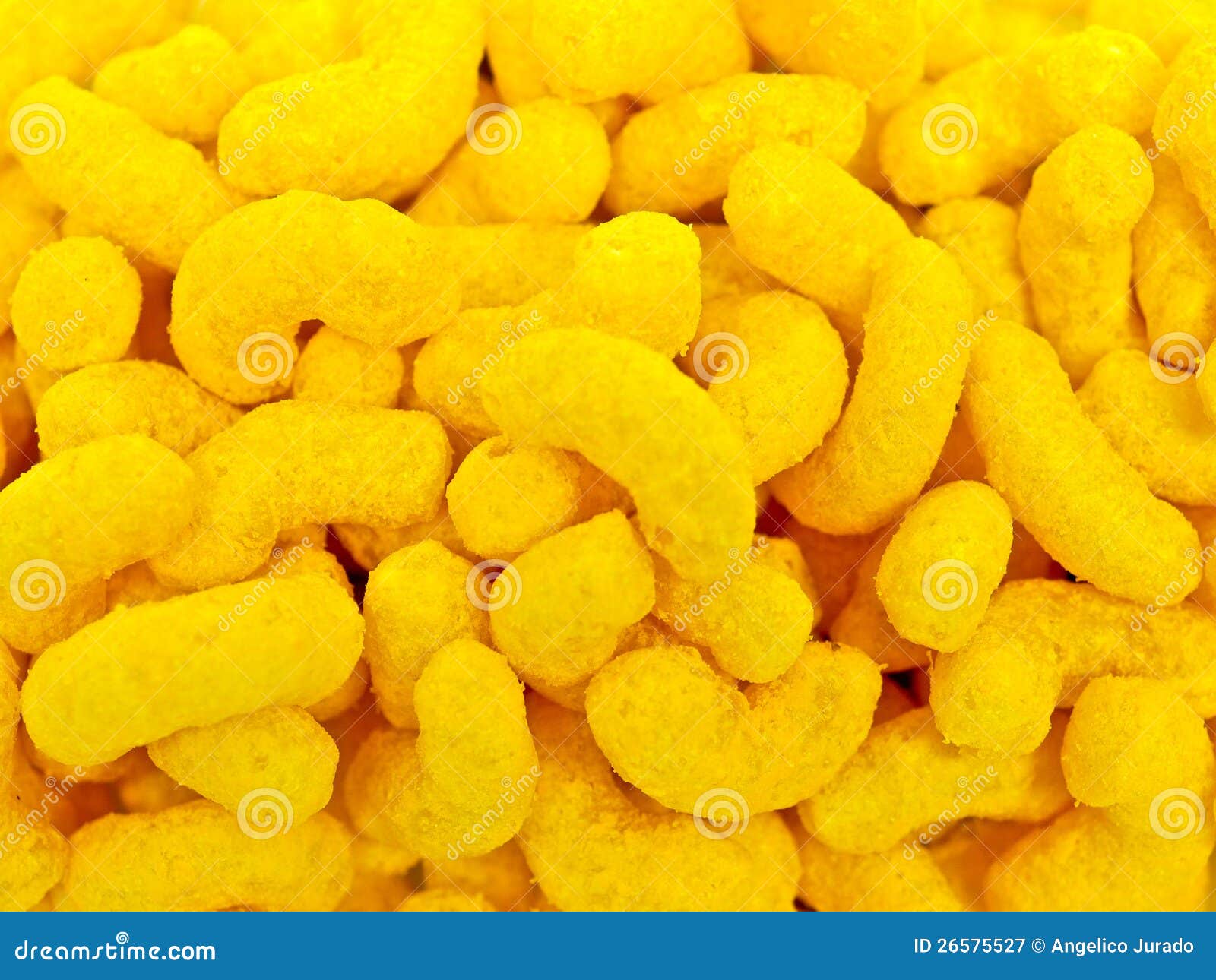 Yellow Junkfood On White RoyaltyFree Stock Photo
