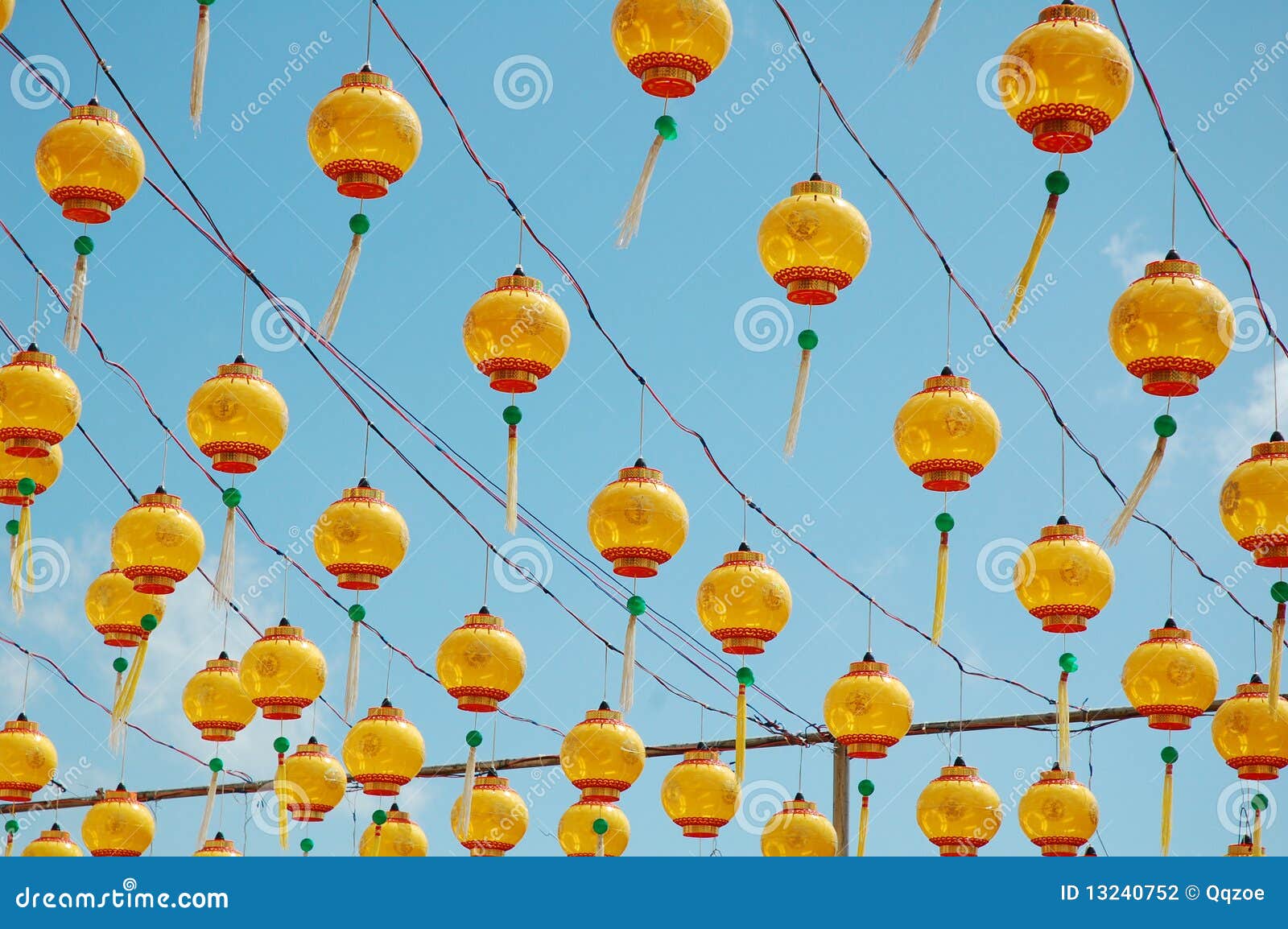 Yellow lantern stock photo. Image of hanging, festive 13240752
