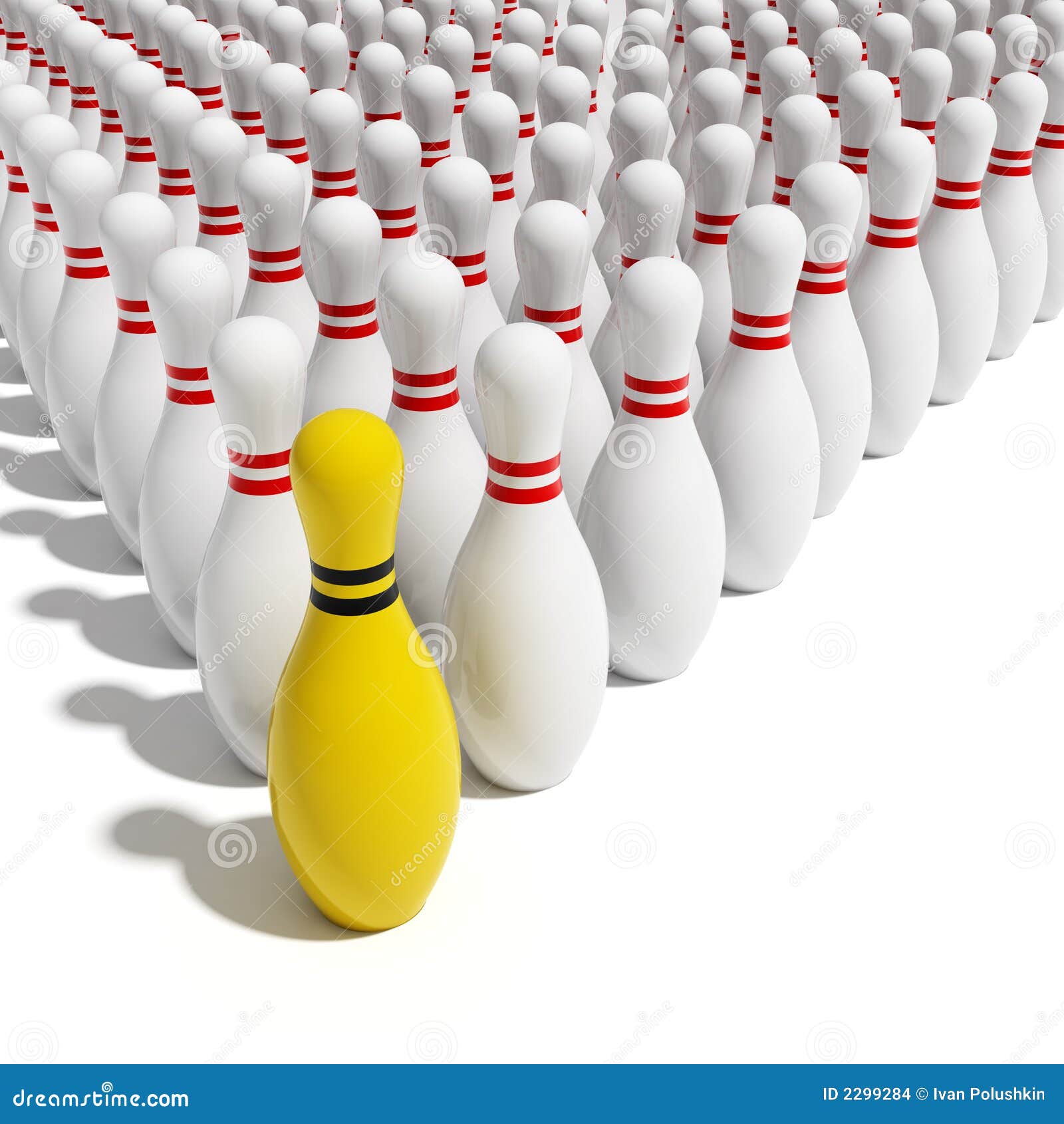 Yellow leader stock illustration. Illustration of number 2299284