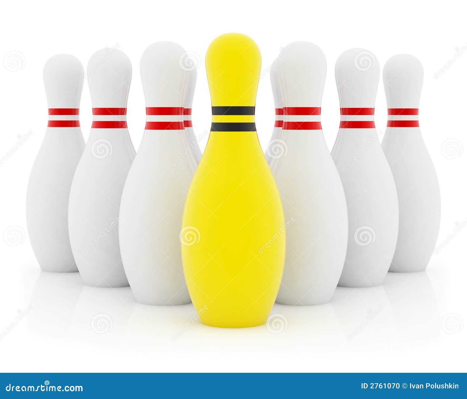 Yellow leader stock illustration. Illustration of render 2761070