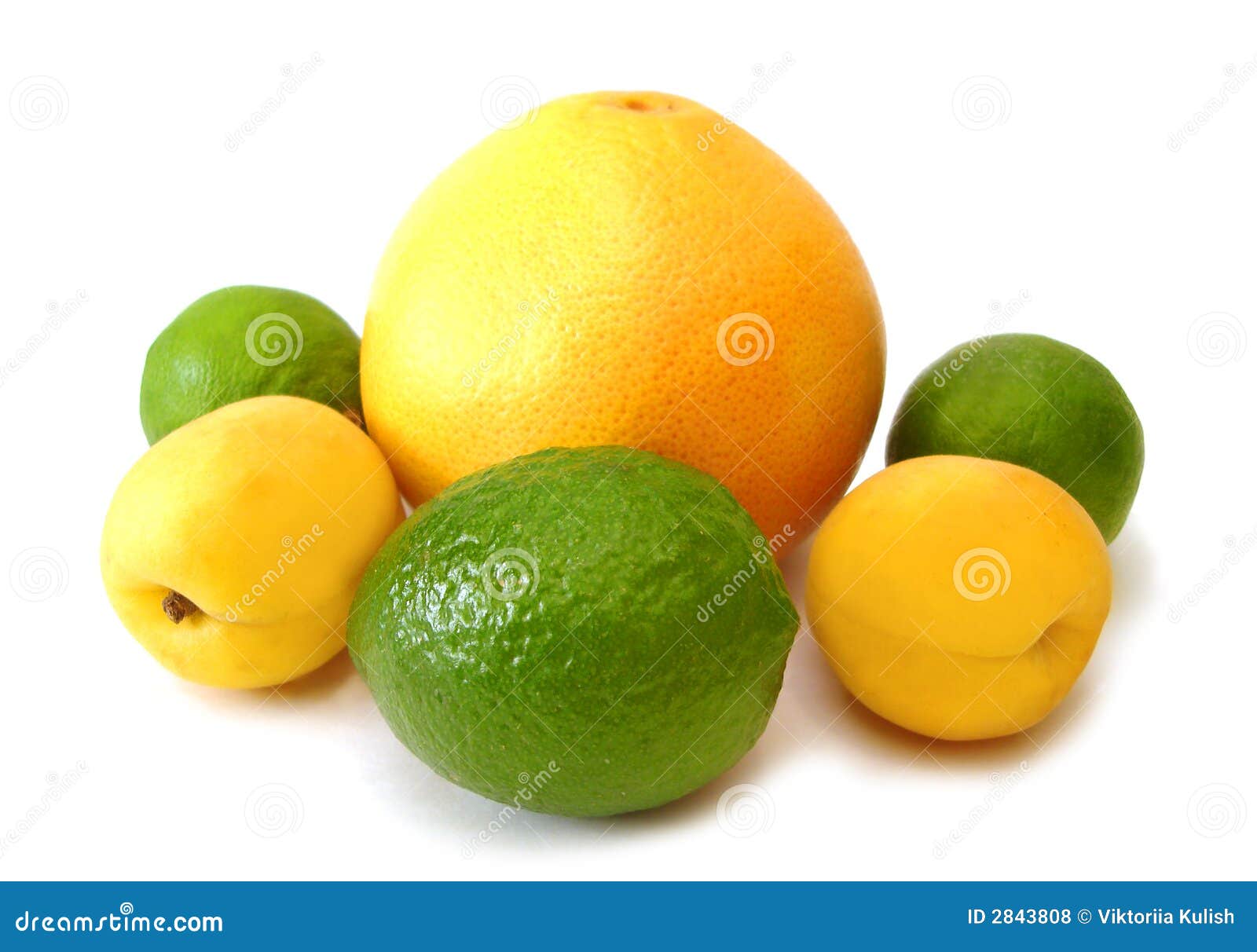 Yellow Lemons And Green Limes Stock Photo Image of health, fruit 2843808