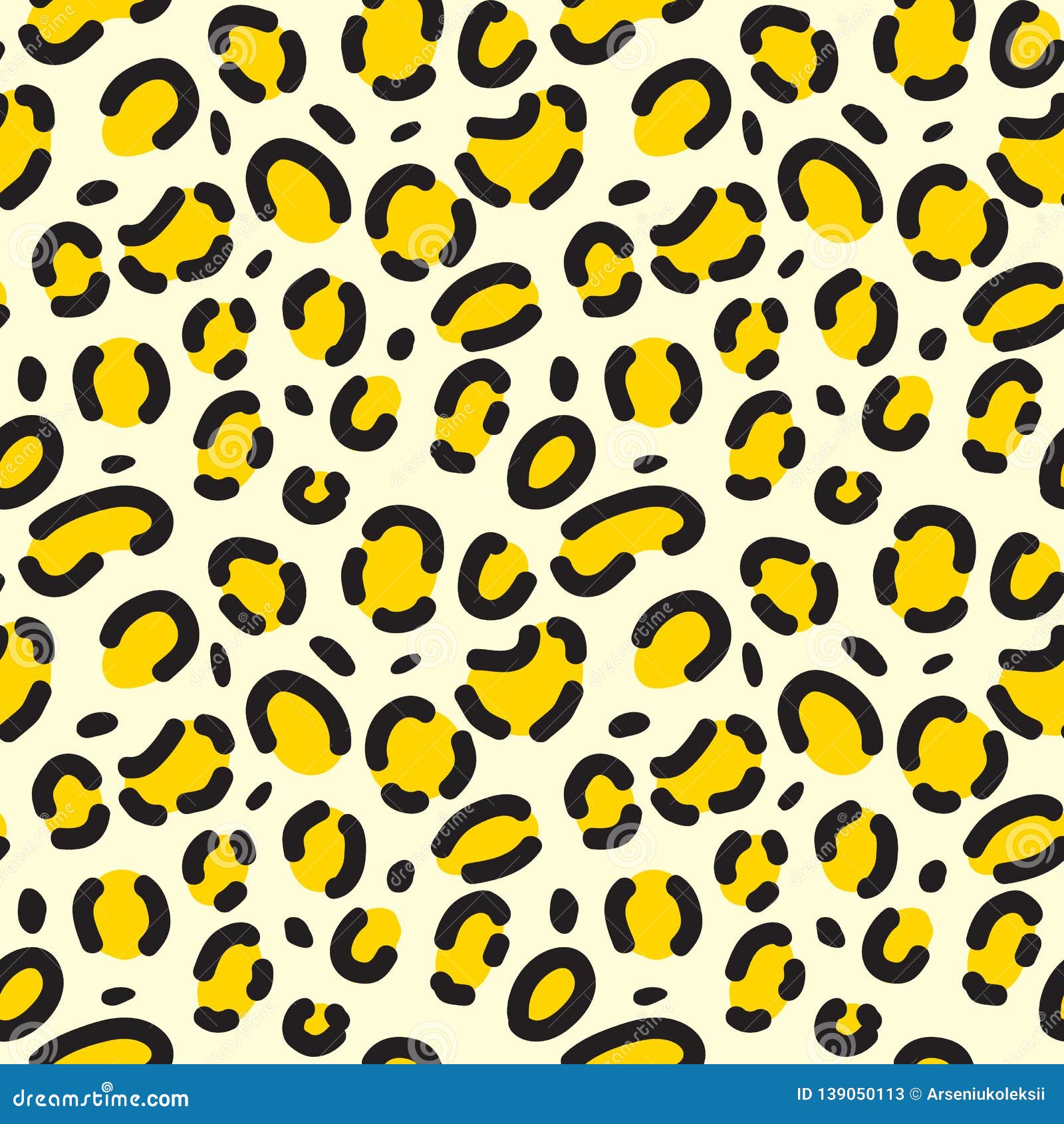 yellow animal print