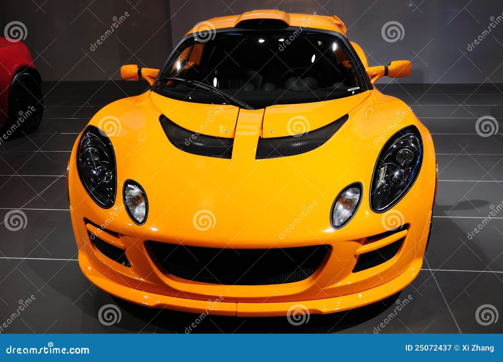 Yellow lotus Sport Car stock image. Image of sport, auto 25072437