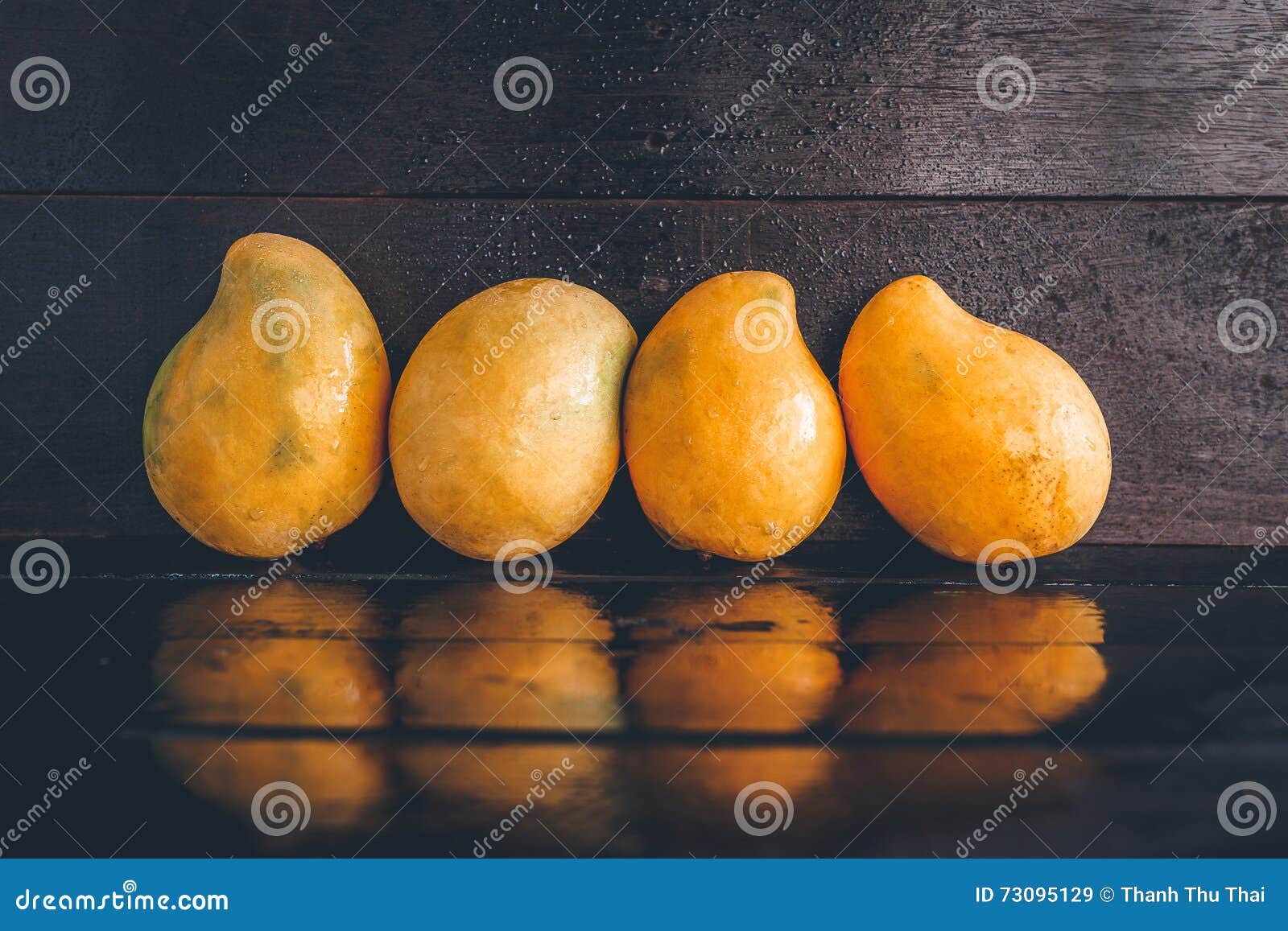 Yellow Mangoes stock image. Image of bamboo, pure, natural 73095129