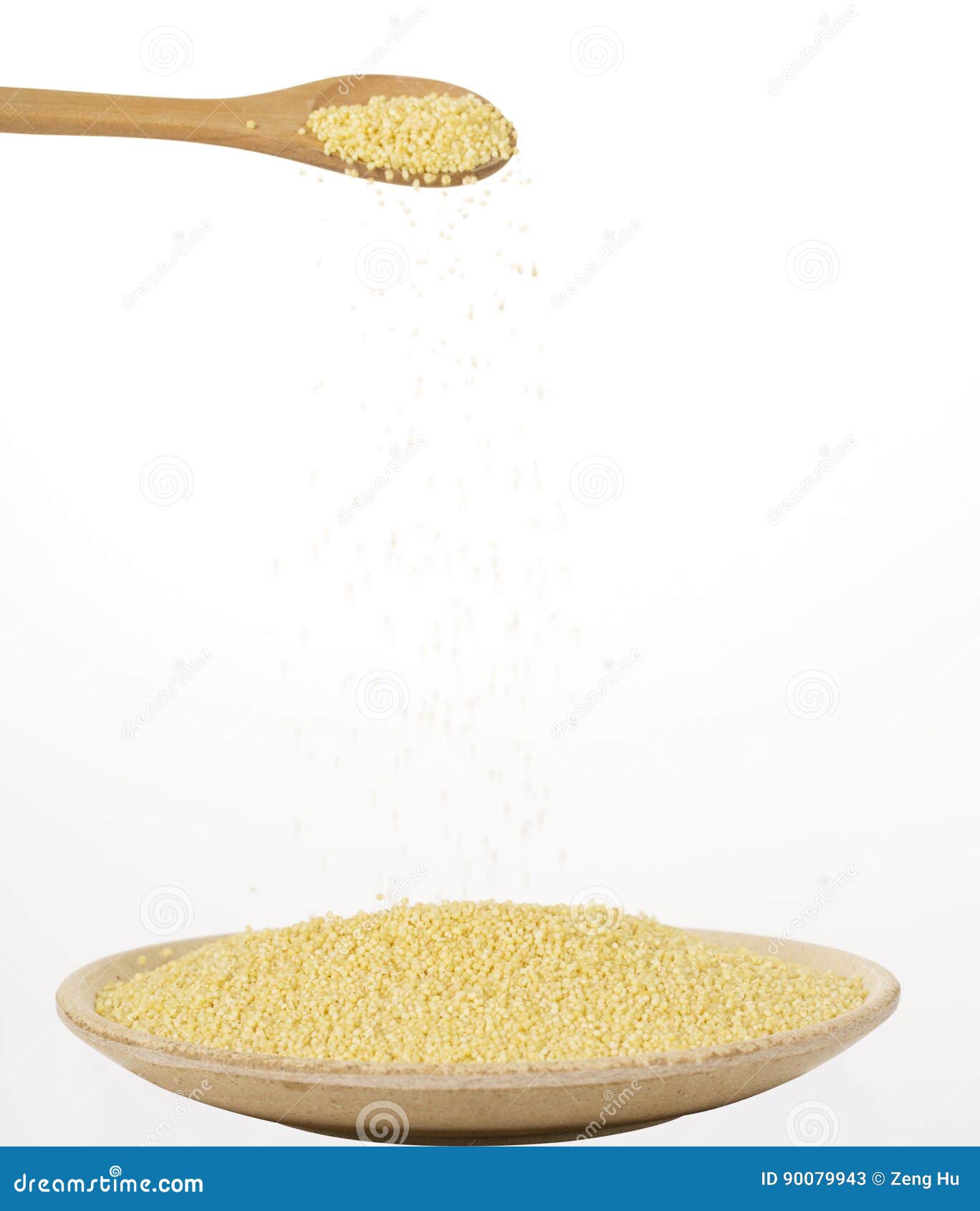 Yellow millet seeds stock image. Image of organic, bread 90079943