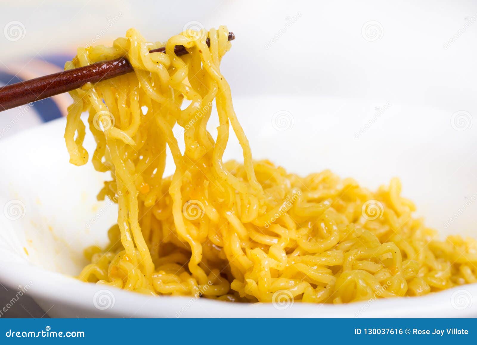 Noodles on a chopstick stock photo. Image of chinese 130037616