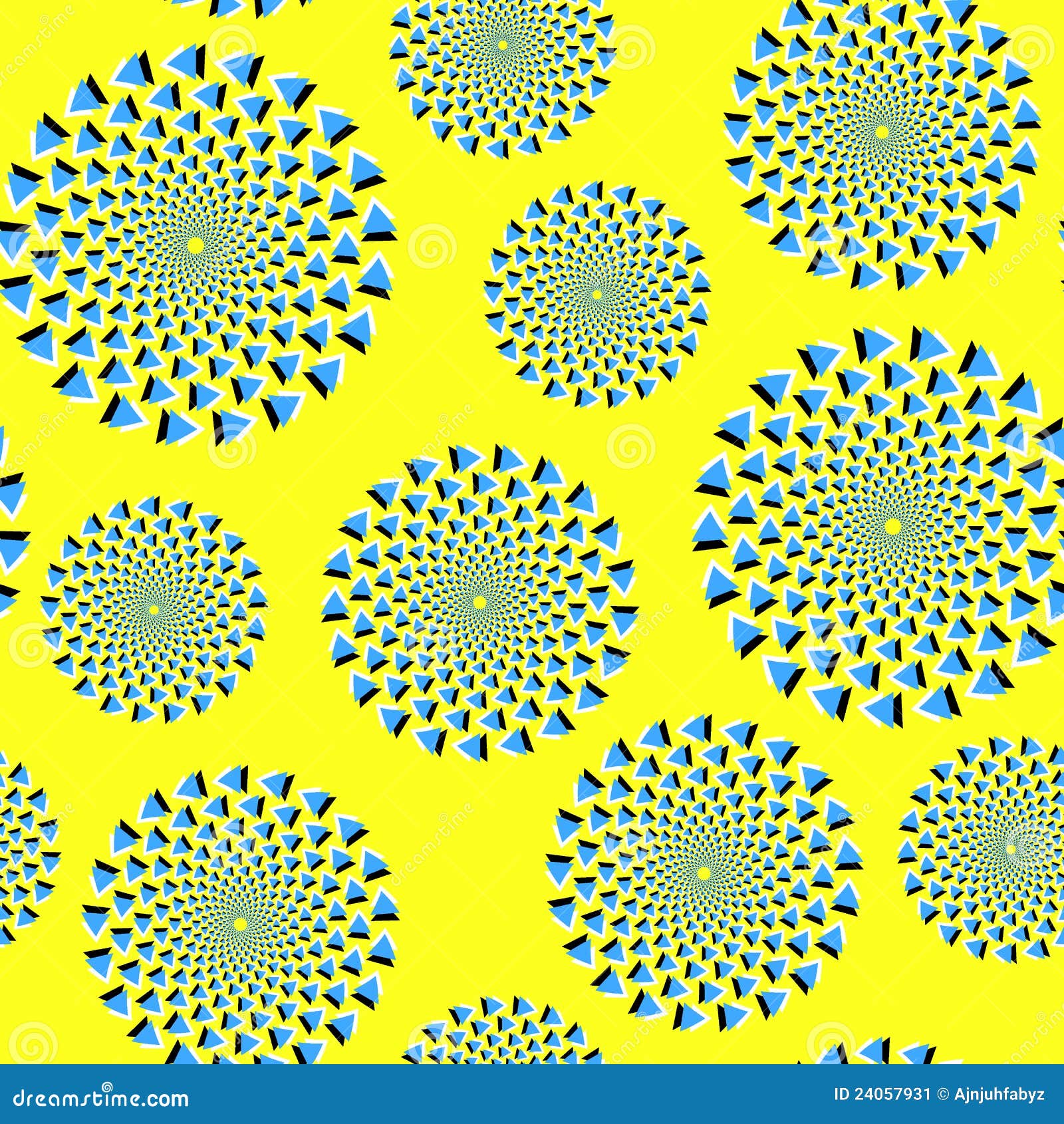 Yellow Optical Illusion Stock Image - Image: 24057931