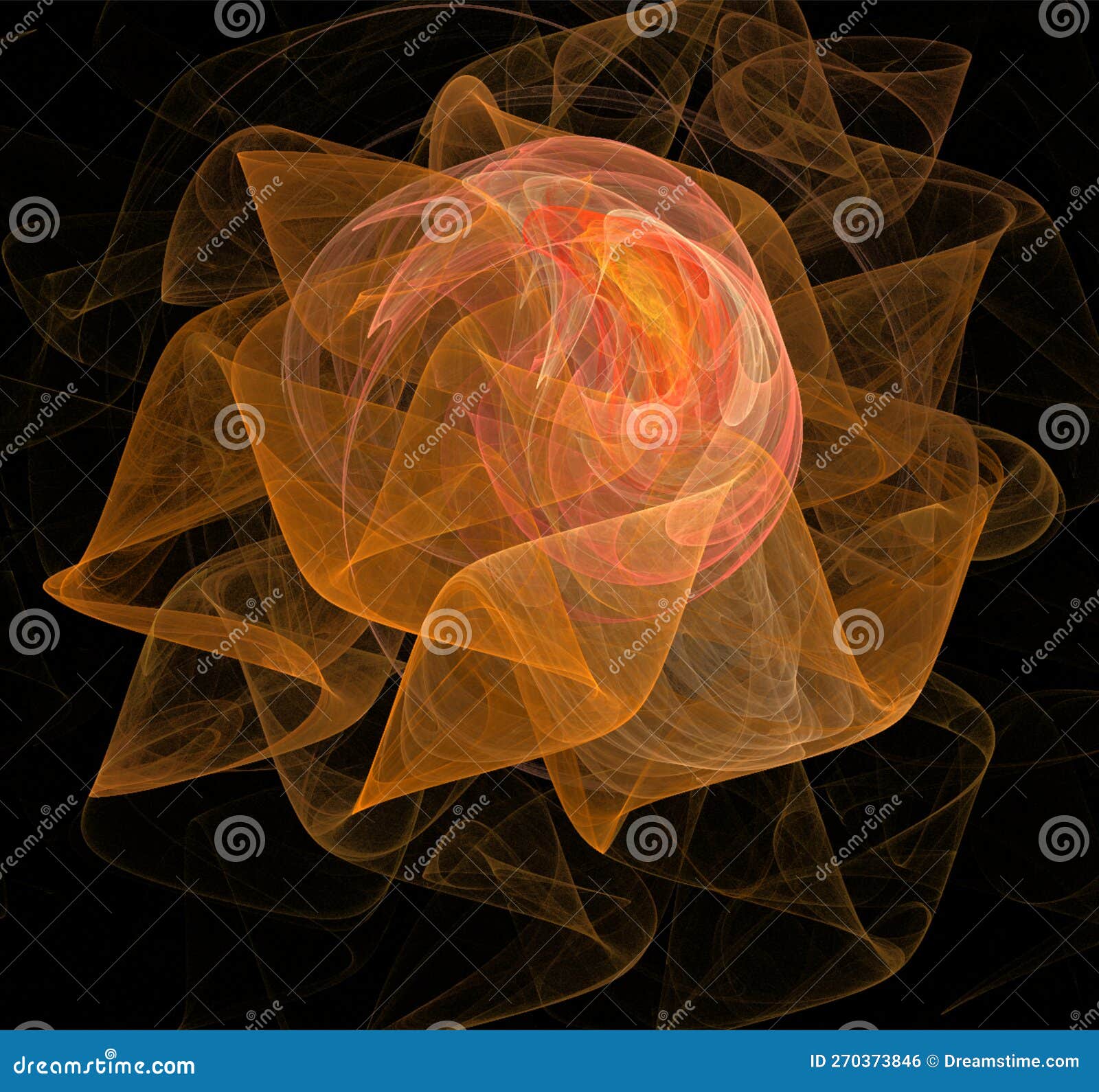 Yellow and Orange Abstract Background, Color Digital Graphics Stock