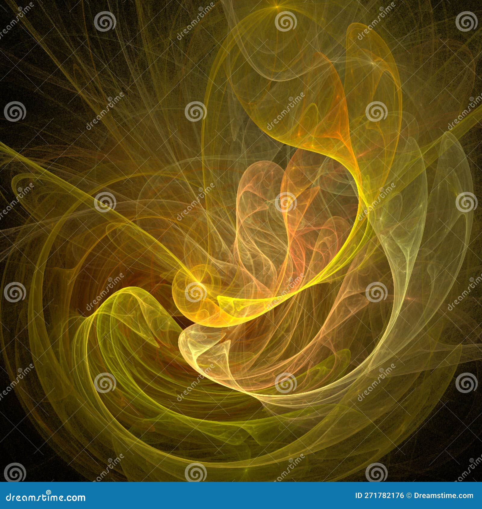 Yellow and Orange Abstract Background, Color Digital Graphics Stock