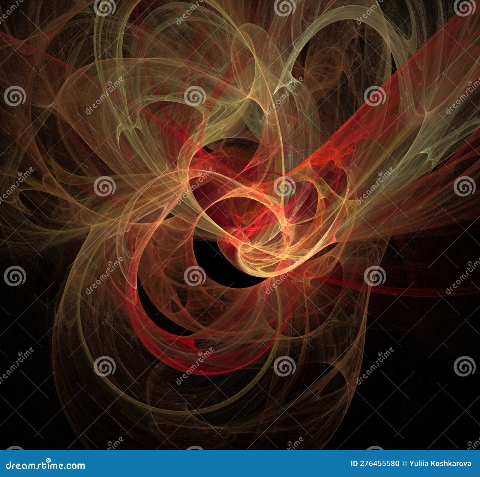 Yellow and Orange Abstract Background, Color Digital Graphics Stock