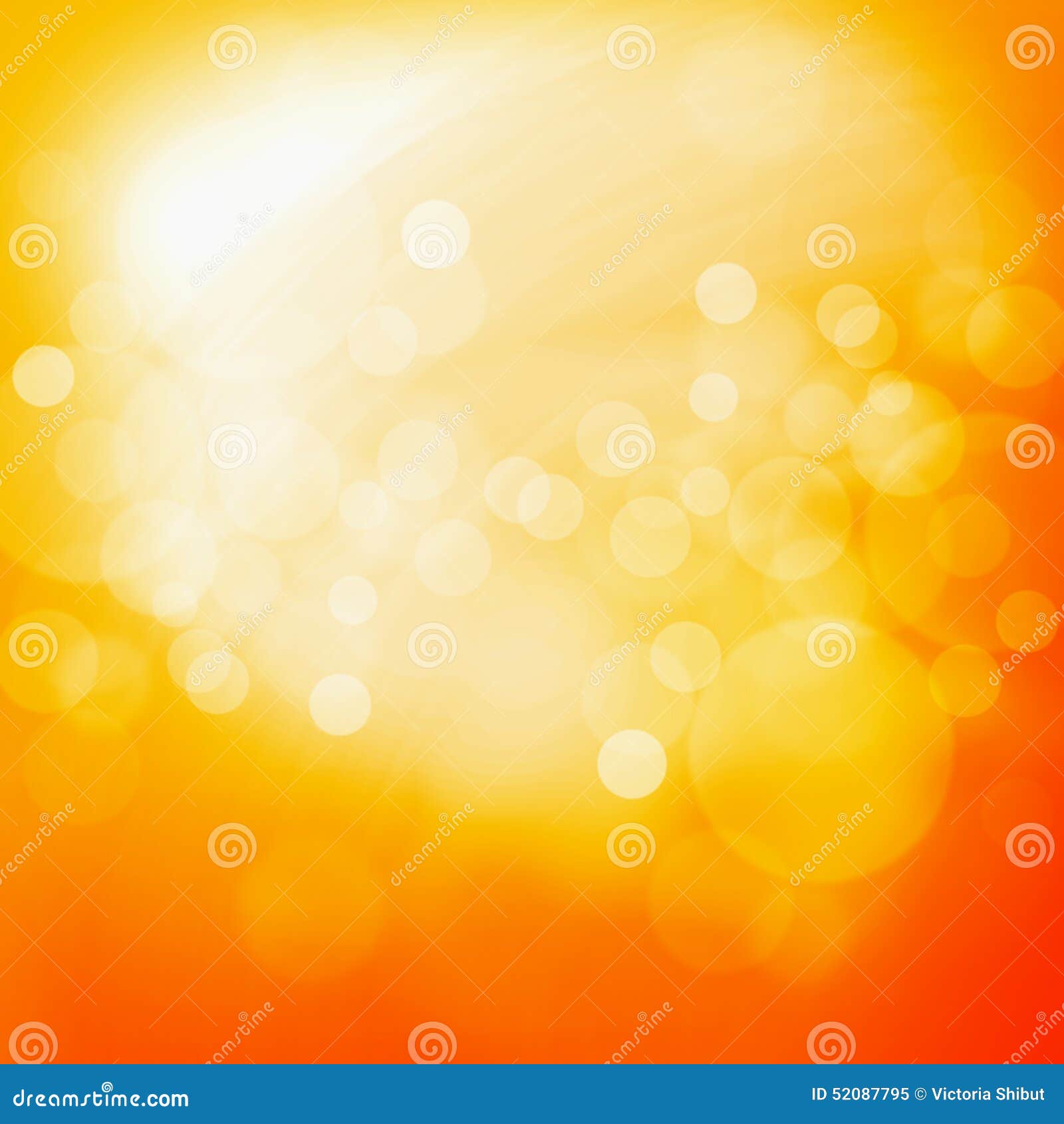 Yellow Orange Light Bokeh Background Stock Illustration - Illustration of  design, glitter: 52087795