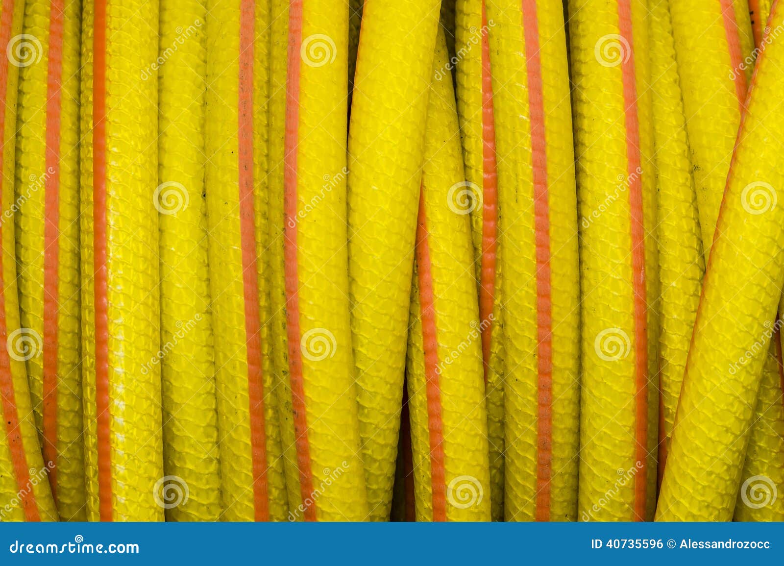 Yellow and Orange Water Hose Stock Photo Image of coiled, gardening