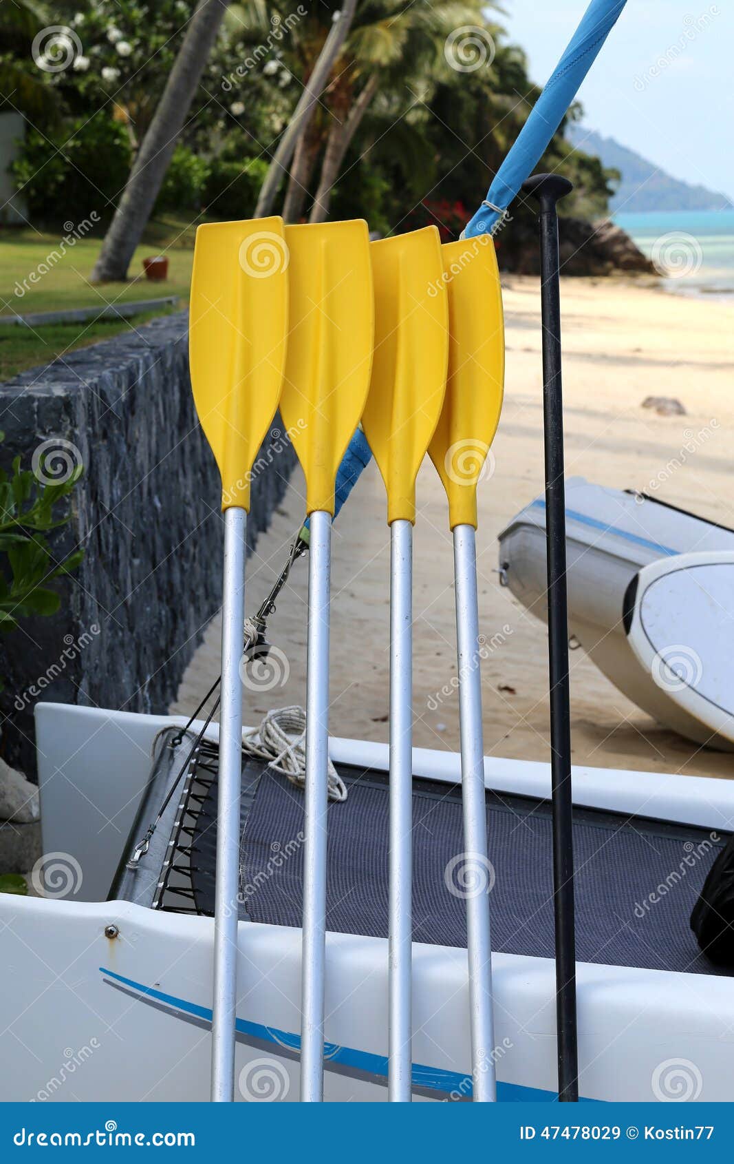 Yellow paddle boat stock image. Image of lifestyle, plastic 47478029