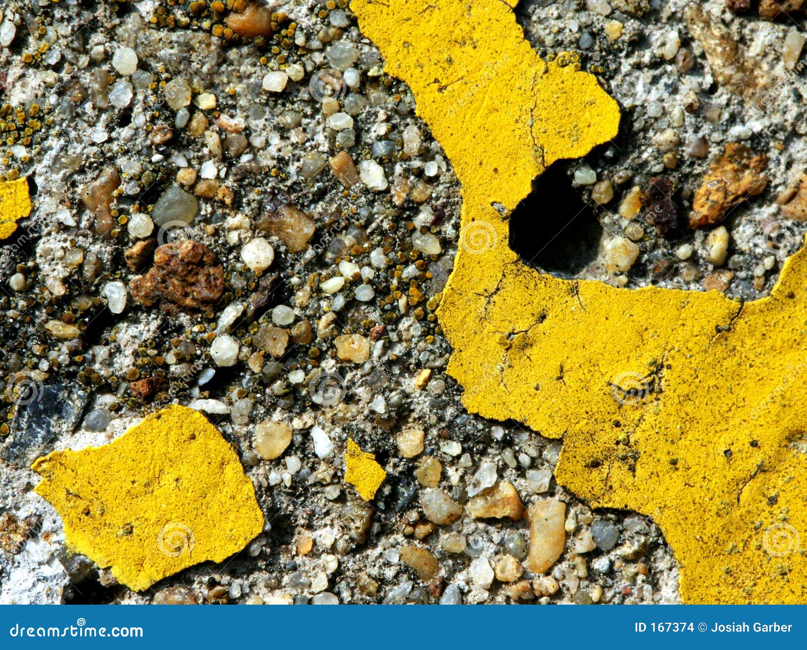 Yellow Paint on Concrete stock photo. Image of concrete 167374