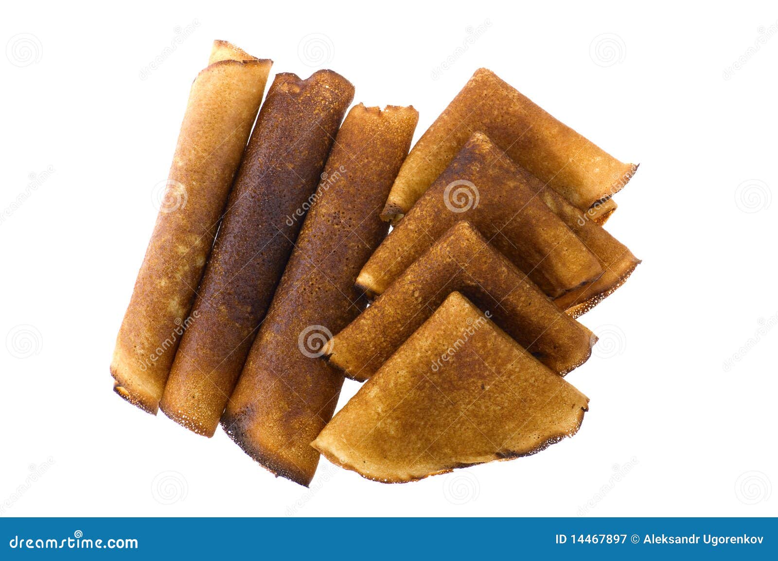 Yellow Pancake on White Background Stock Image Image of pancakes