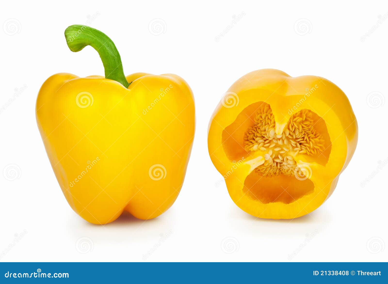 Yellow Paprika stock photo. Image of spicy, organic, macro 21338408