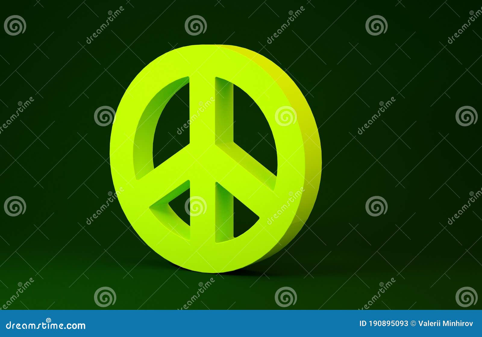 Peace sign, Peace Symbol, Hippie Symbol, green minimal background