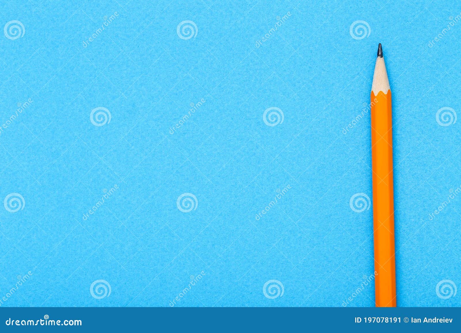 Yellow pencil stock image. Image of drawing, study, background 197078191