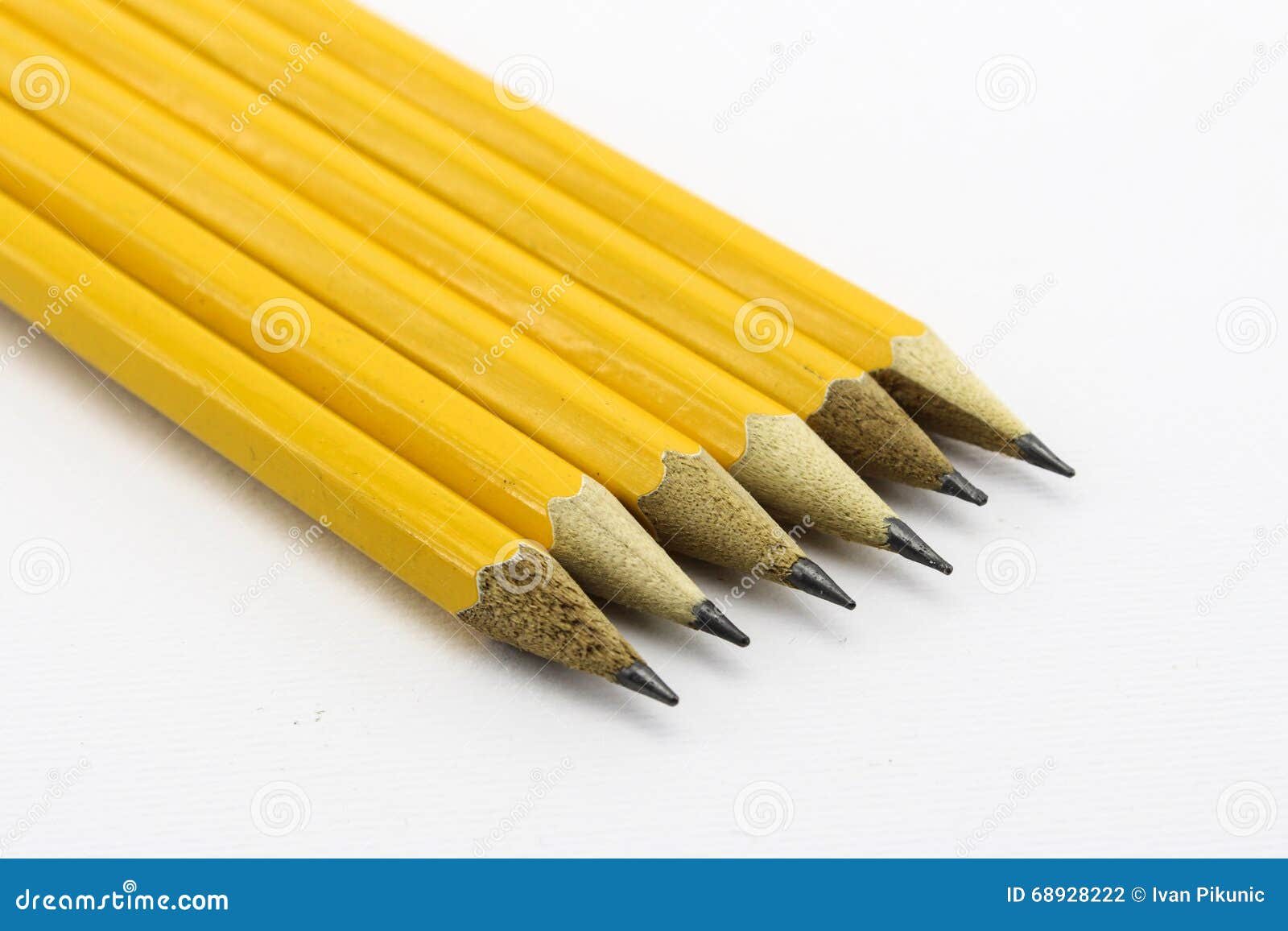 Yellow Pencils stock photo. Image of pencils, abstract 68928222